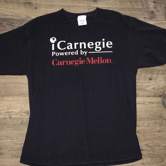 Carnegie Mellon Scotties university in pittsburgh black geek engineer t shirt - Picture 1 of 1
